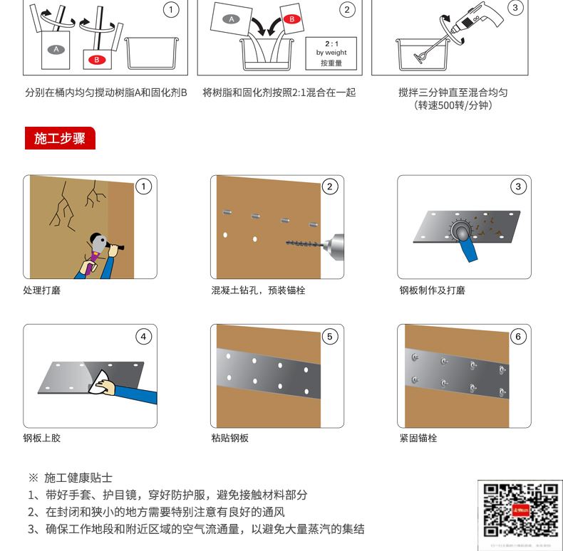 包钢濮阳粘钢加固施工过程